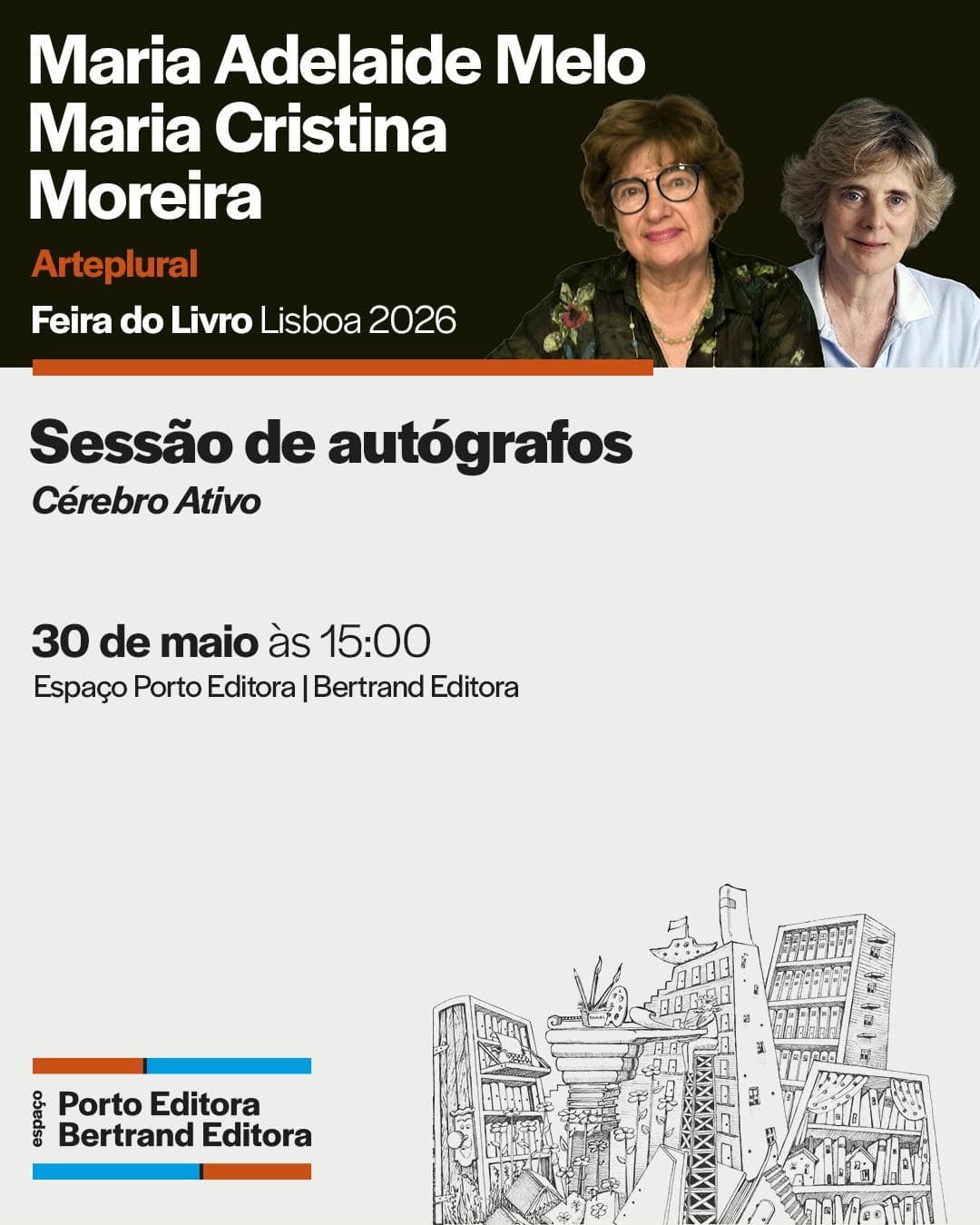 Sessão de Autógrafos – Cérebro Ativo na Feira do Livro Lisboa 2026